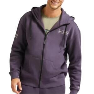 Peloton Men's Full Zipper Hoodie Size Large